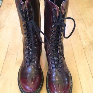 Dr Martens Vegan lace up boots.